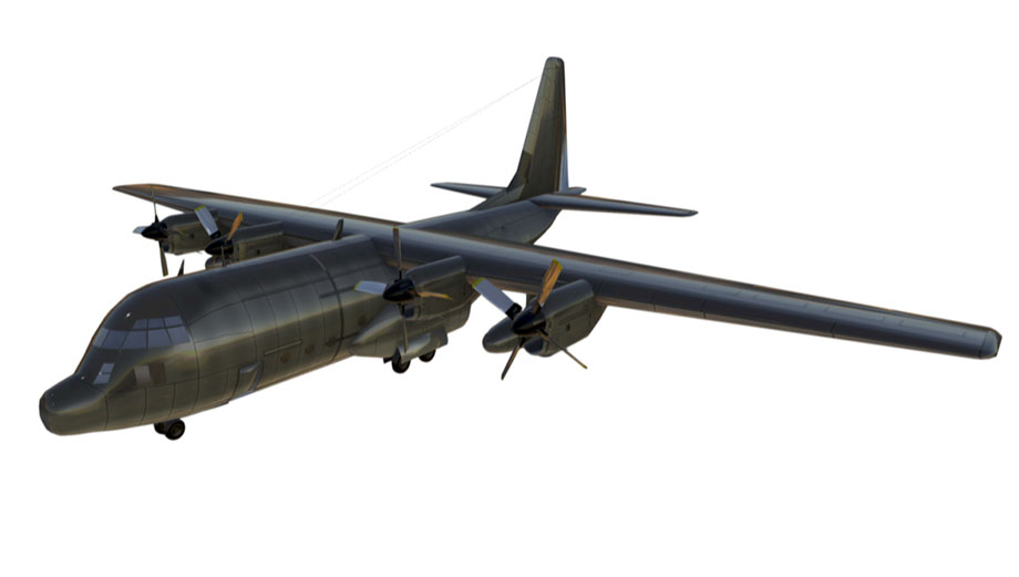 Avión militar C-130 Hércules